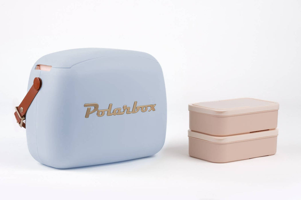 Polarbox Kühlbox Gold 6L Strand Picknick Sommer retro