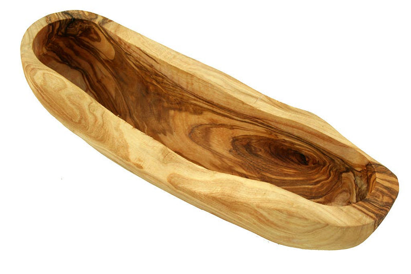 Brotschale aus Olivenholz 30cm - Handgefertigt