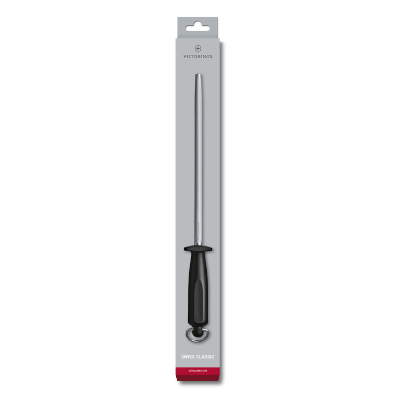 Victorinox sharpening steel 25cm, black 7.8303