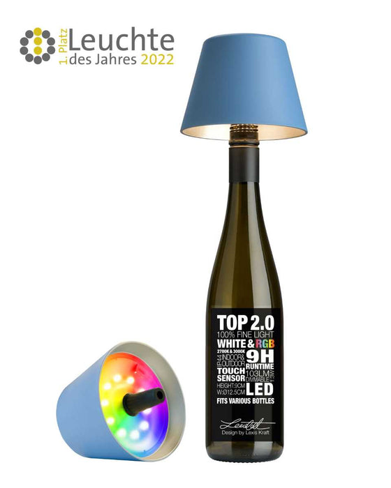 Sompex TOP 2.0 RGB-Akku-Flaschenleuchte