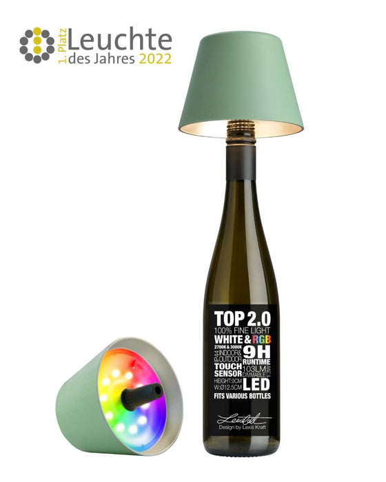 Sompex TOP 2.0 RGB-Akku-Flaschenleuchte
