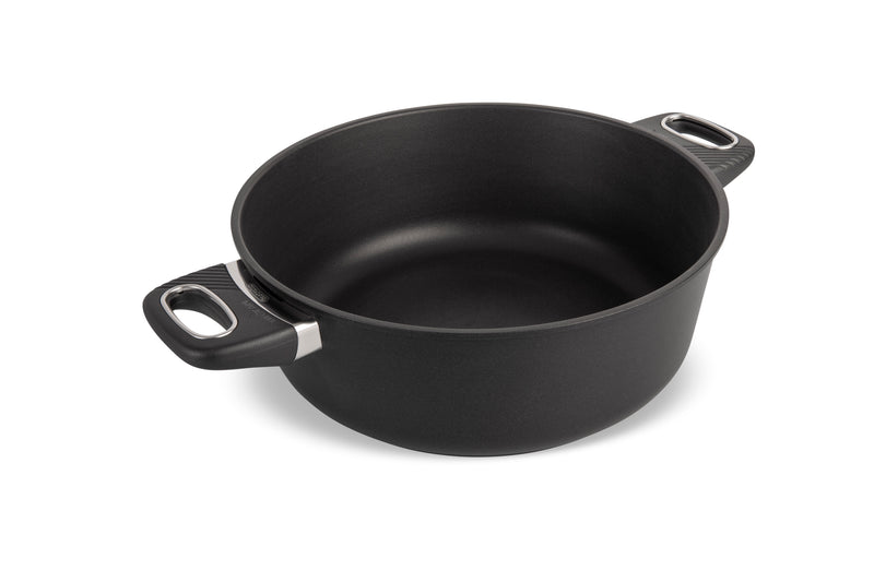 Gastrolux Guß-Bratentopf EVO 28 cm mit PFAS-freier mineralischer Antihaftbeschichtung, Made in Denmark