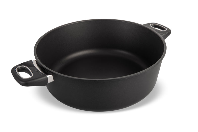 Gastrolux Guß-Bratentopf EVO 32 cm mit PFAS-freier mineralischer Antihaftbeschichtung, Made in Denmark