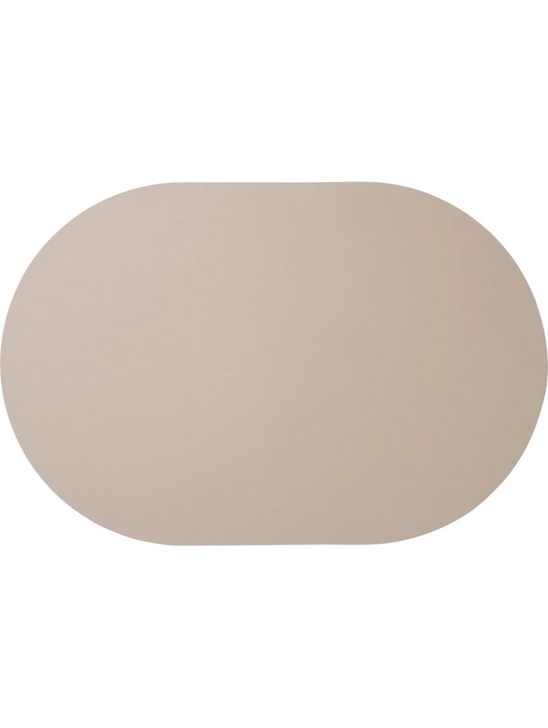 ASA Tischset Lederoptik Oval