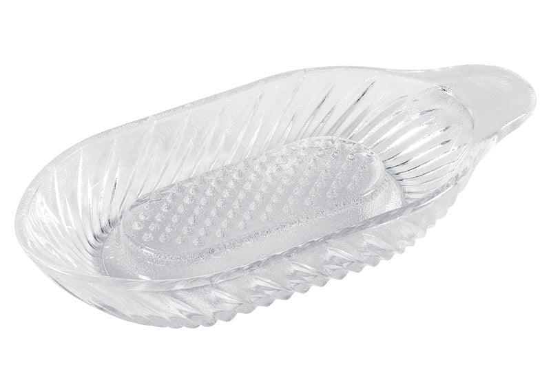 Glass fruit grater oval