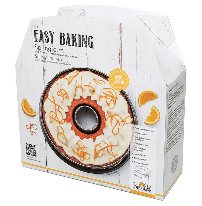 RBV Springform Easy Baking mit zwei Böden, Ø 26 cm