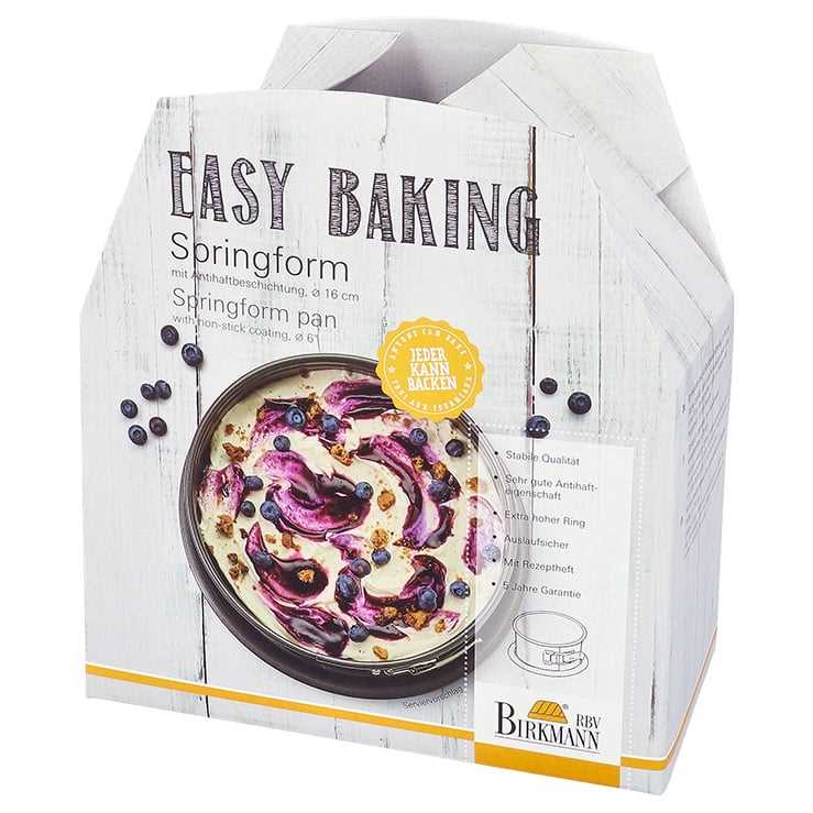Birkmann springform pan with one base Easy Baking, Ø 16 cm high