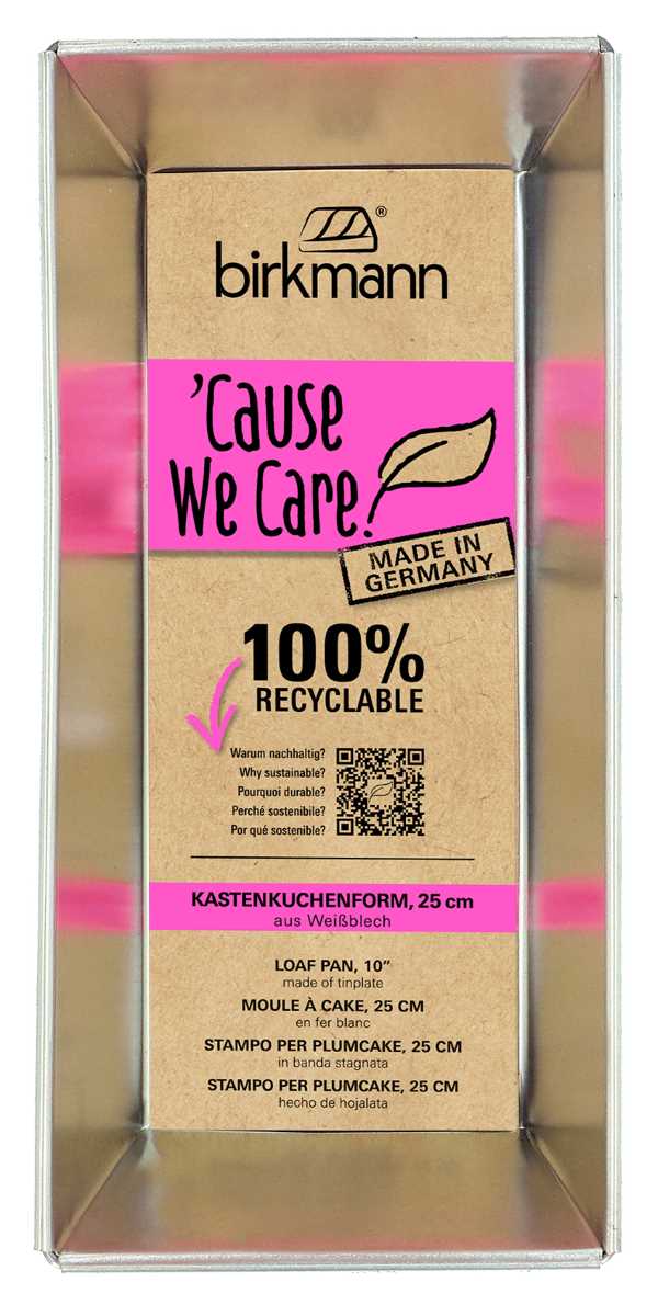 Birkmann Cause We Care tin loaf pan, 25 cm