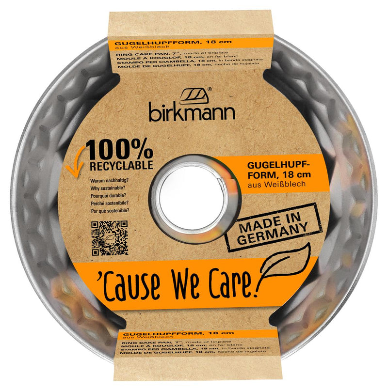 Birkmann Cause We Care baking pan Gugelhupf made of tinplate,