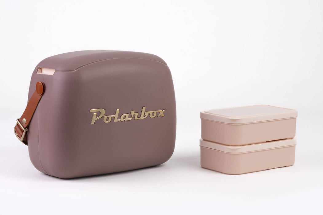 Polarbox Kühlbox Gold 6L Strand Picknick Sommer retro