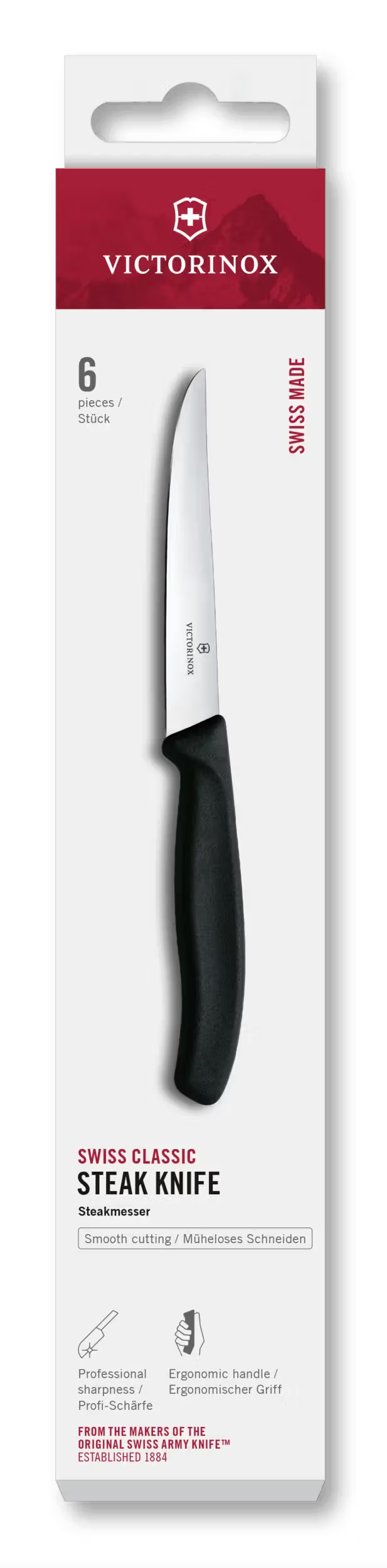 Victorinox Swiss Classic Steakmesser Set 6-teilig, 11cm Klinge