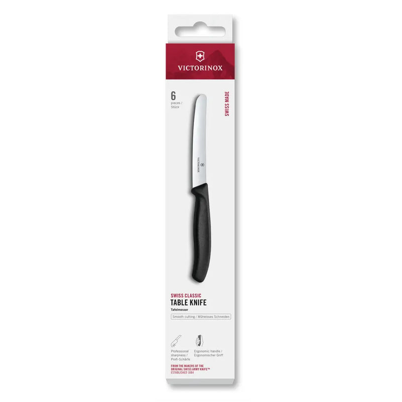 Victorinox Swiss Classic Tafelmesser Set 6-teilig, 11cm Klinge