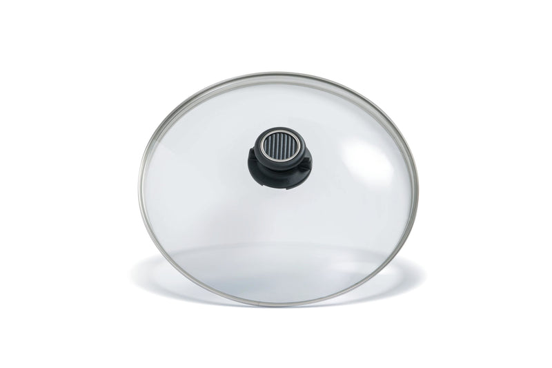 Gastrolux Deluxe Glasdeckel mit Edelstahlring für Bratpfannen