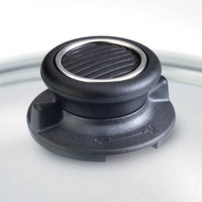 Gastrolux Deluxe Glasdeckel mit Edelstahlring für Bratpfannen