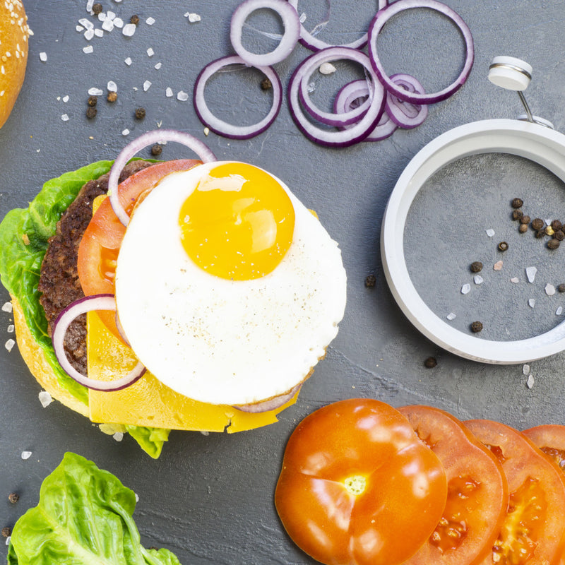 Lurch Eiformer Rund 2er Set iron grey