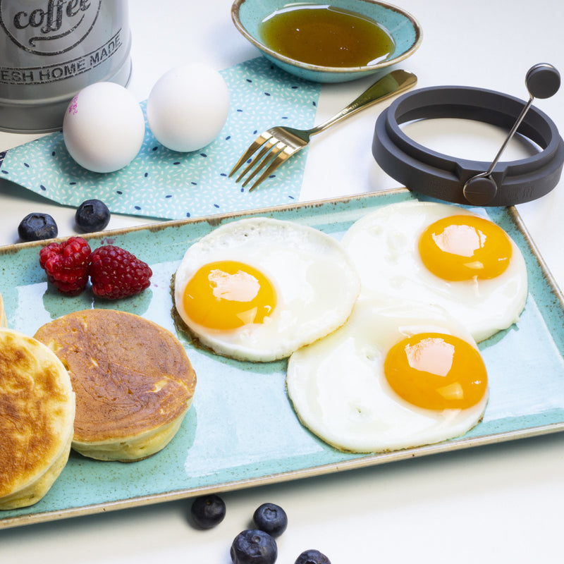 Lurch Eiformer Rund 2er Set iron grey