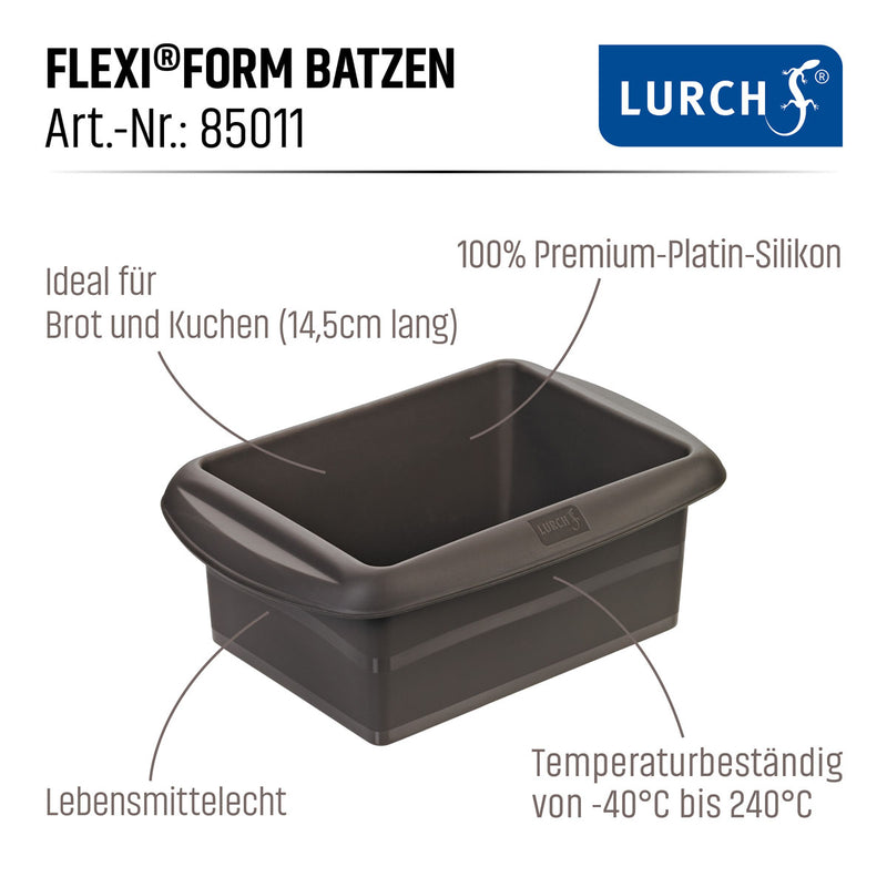 Lurch Flexiform Brotform Batzen 14,5cm, für Ofen, Airfryer, Mikrowelle