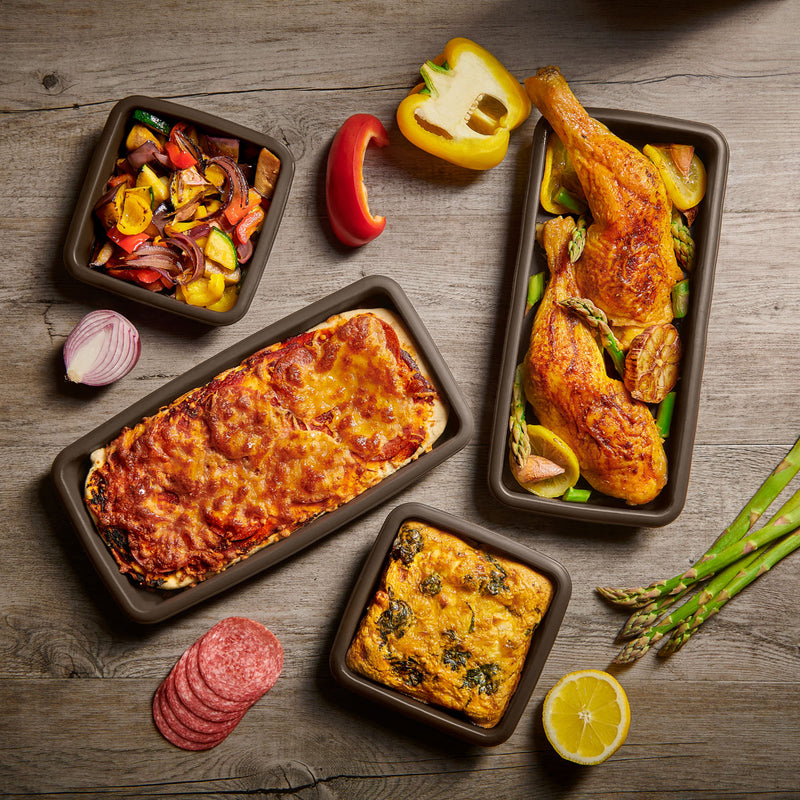 Lurch Flexiform FlexiBlech aus Silikon für Ofen, Airfryer, Mikrowelle