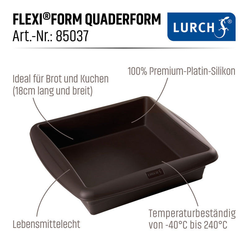 Lurch FlexiForm Quader für Ofen, Airfryer, Mikrowelle