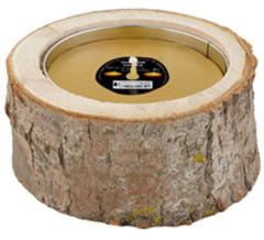 Outdoorkerze Rustic Wood 21 x 10cm – Perfekt für gemütliche Abende im Freien
