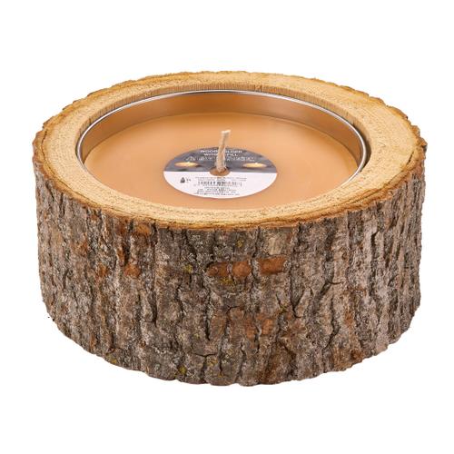Outdoorkerze Rustic Wood 16 x 7cm – Perfekt für gemütliche Abende im Freien