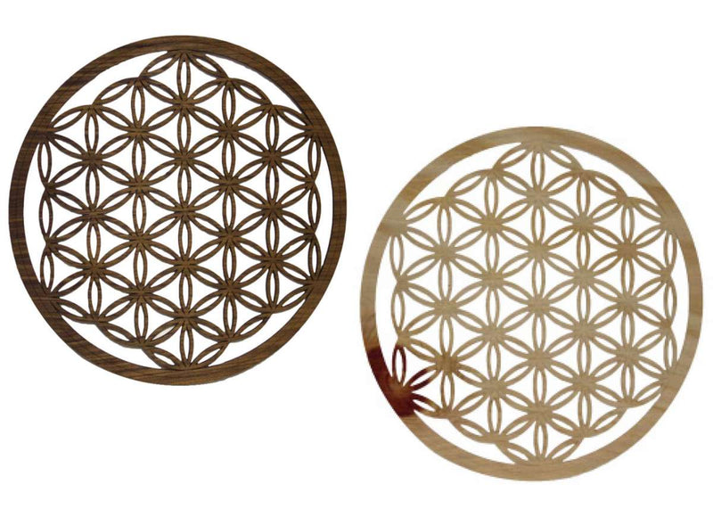 Wall picture, coaster flower of life 10cm