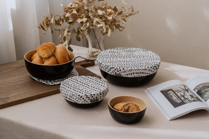 Nuts Textil Schüsselabdeckung XL Ethno