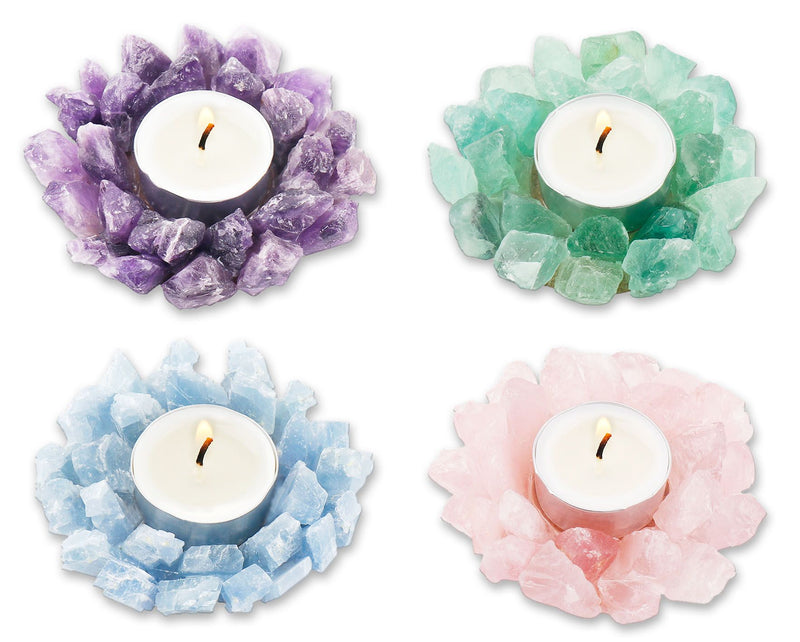 Jojo Gemstone Tealight / Incense Holder