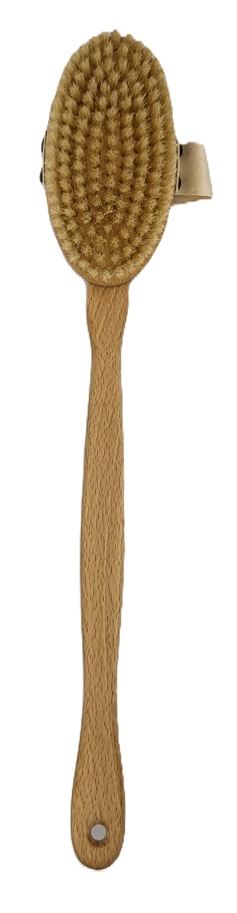 Keller bath brush, oiled beech, oval, light natural bristles