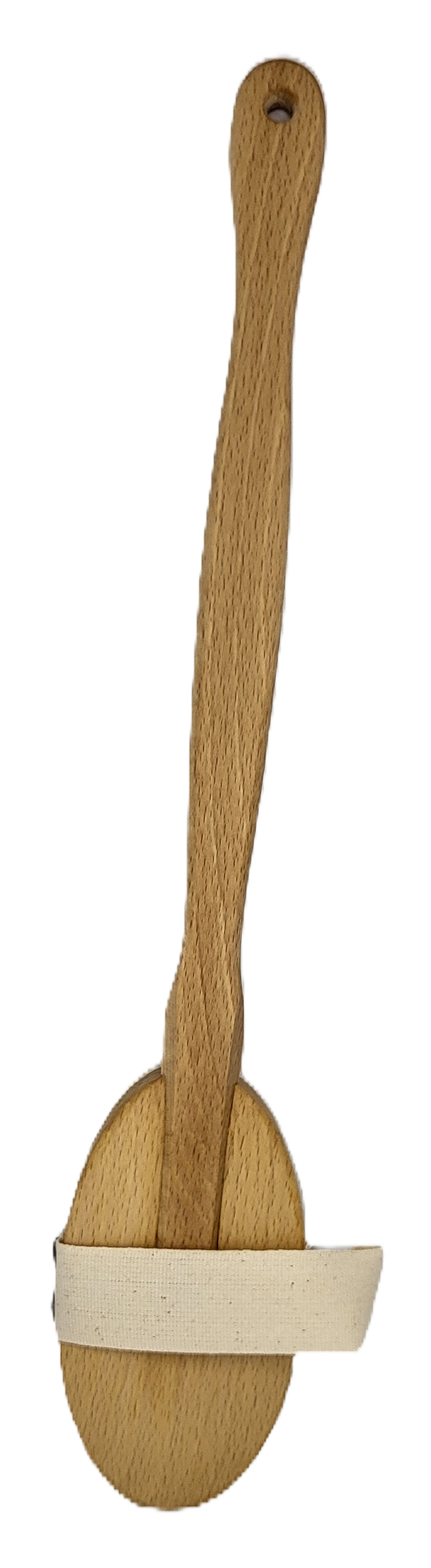 Keller bath brush, oiled beech, oval, light natural bristles