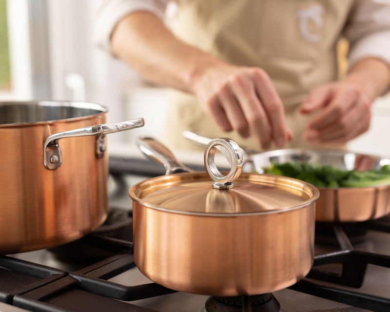 Olavson Kupfer Stielkasserolle Pure Edition 16cm