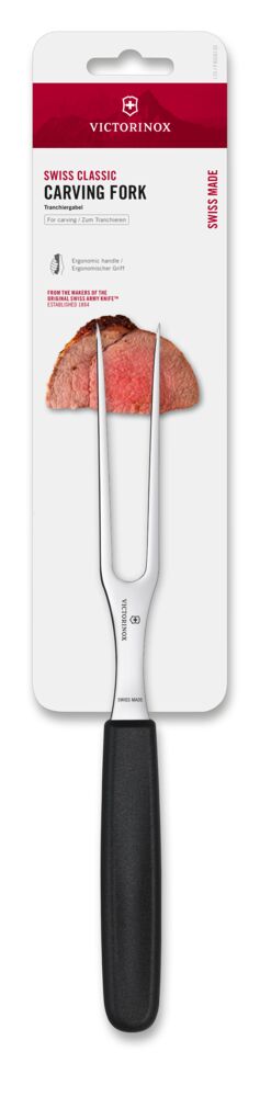 Victorinox Swiss Classic Fleisch- und Bratengabel schwarz 15cm