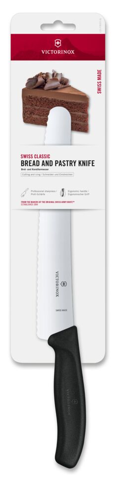 Victorinox Swiss Classic, Brot- und Konditormesser, 22cm