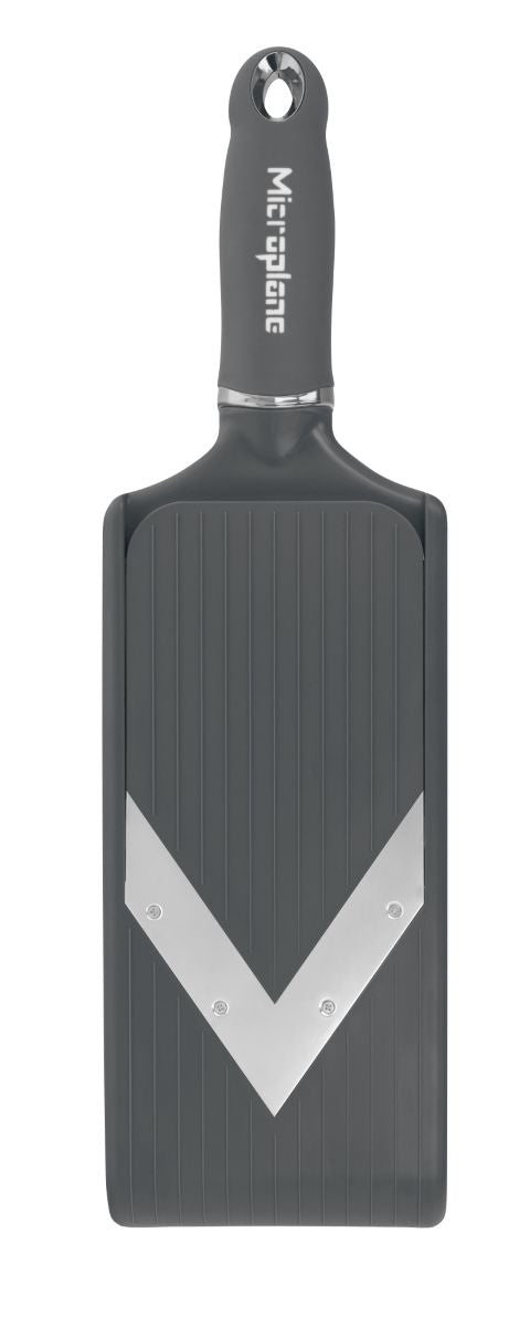 Microplane V-Hobel PureCut Dark Grey