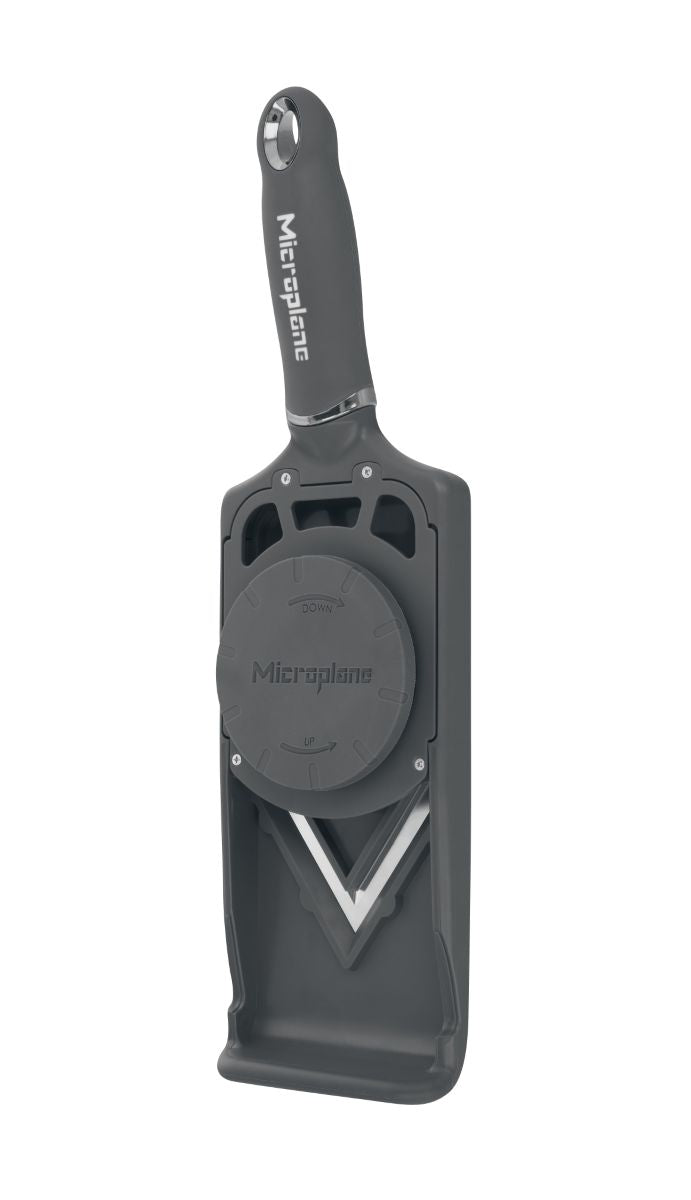 Microplane V-Hobel PureCut Dark Grey