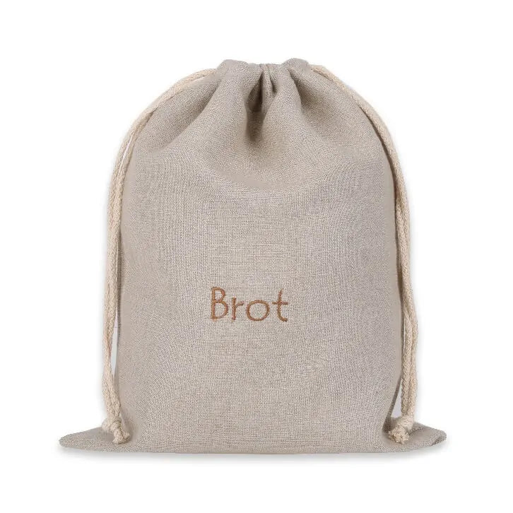 Slowroom Premium Brotbeutel aus Leinen,