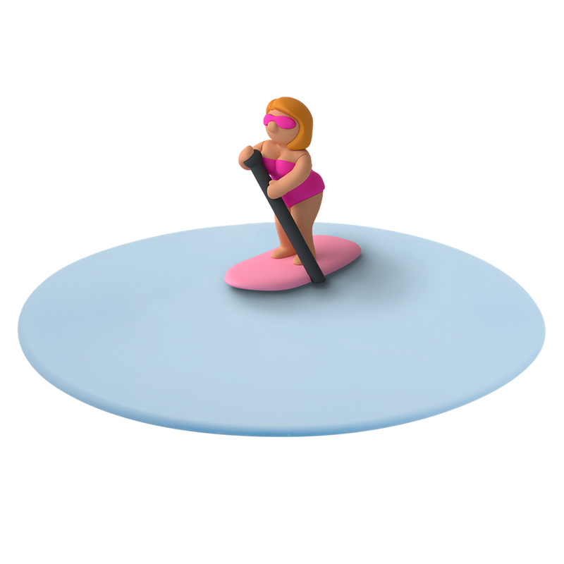 Mein Deckel Summer Fun, Glasabdeckung aus Silikon