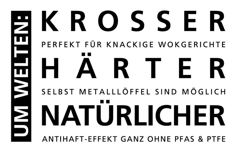 Schulte-Ufer Wokpfanne Astral mit UniverSUS-Oberflächenstruktur 28cm