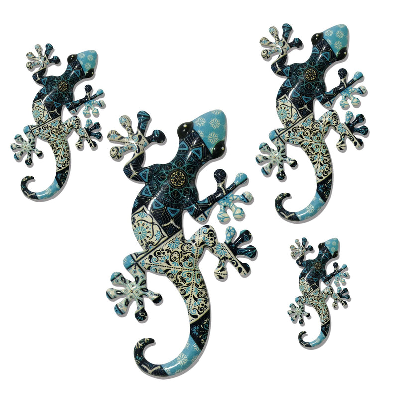Jojo Geckos made of metal