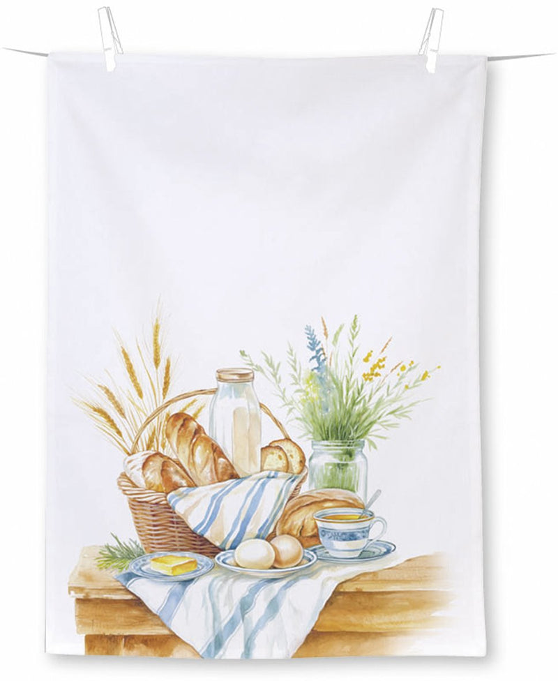 your Breakfast Time tea towel 70x50cm