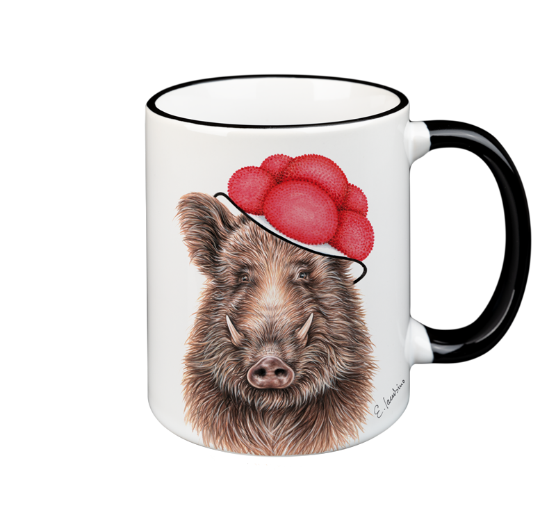 Schwarzwald Tasse Bollenhut Motiv,