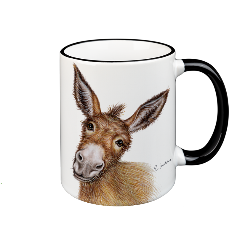 Black Forest mug with animal motif,