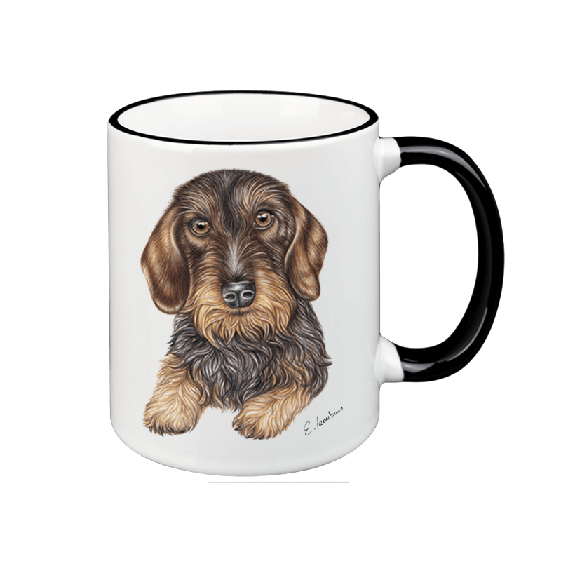 Black Forest mug with animal motif,