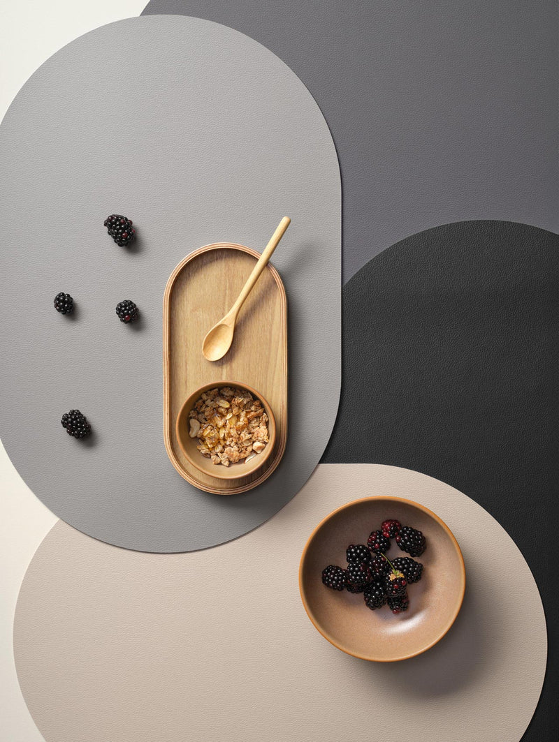 ASA Tischset Lederoptik Oval