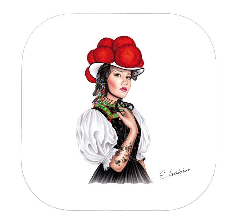 Black Forest coaster 9×9cm