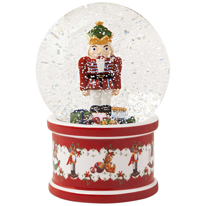 Villeroy and Boch Christmas Toys snow globe with music box large, nutcracker