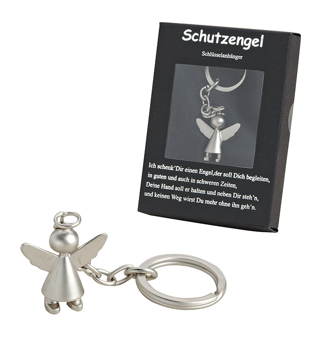Angel keychain metal
