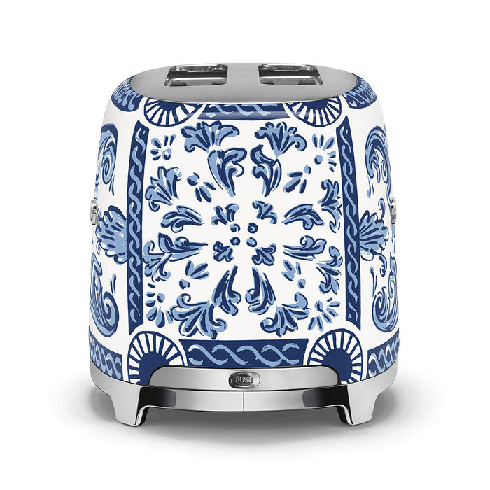 Smeg Dolce Gabbana Blu Mediterraneo Toaster 2 Scheiben TSF01DGBEU