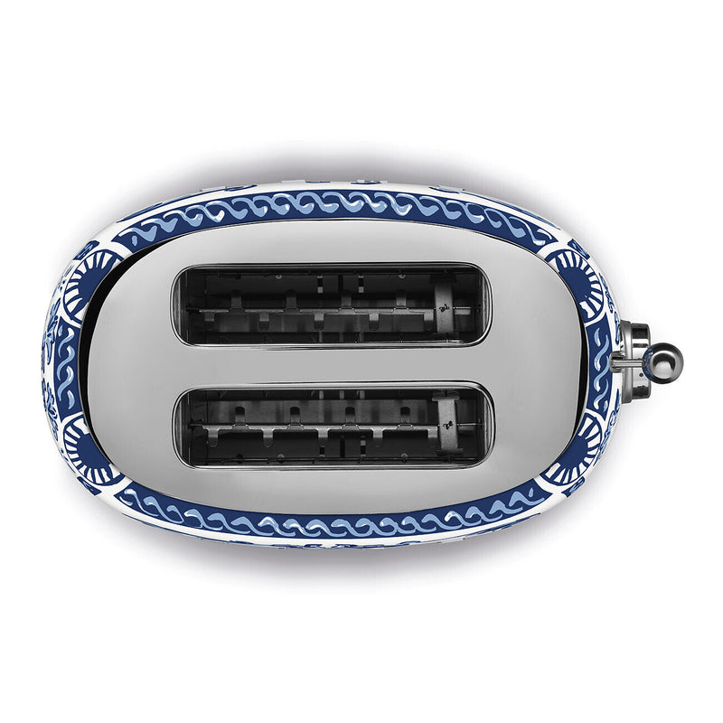 Smeg Dolce Gabbana Blu Mediterraneo Toaster 2 slices TSF01DGBEU