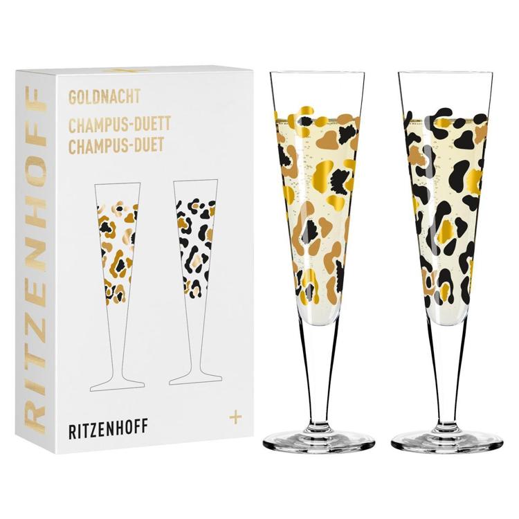 Ritzenhoff Goldnacht Champagnerglas Set